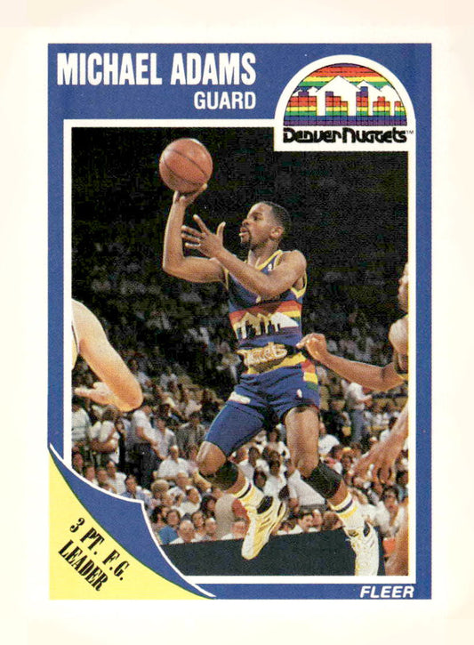 1989-90 Fleer #38 Michael Adams
