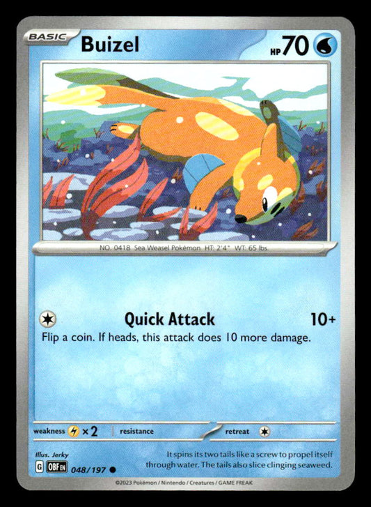 SV03: Obsidian Flames #048/197 Buizel Common