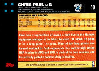 2007-08 Topps #40 Chris Paul