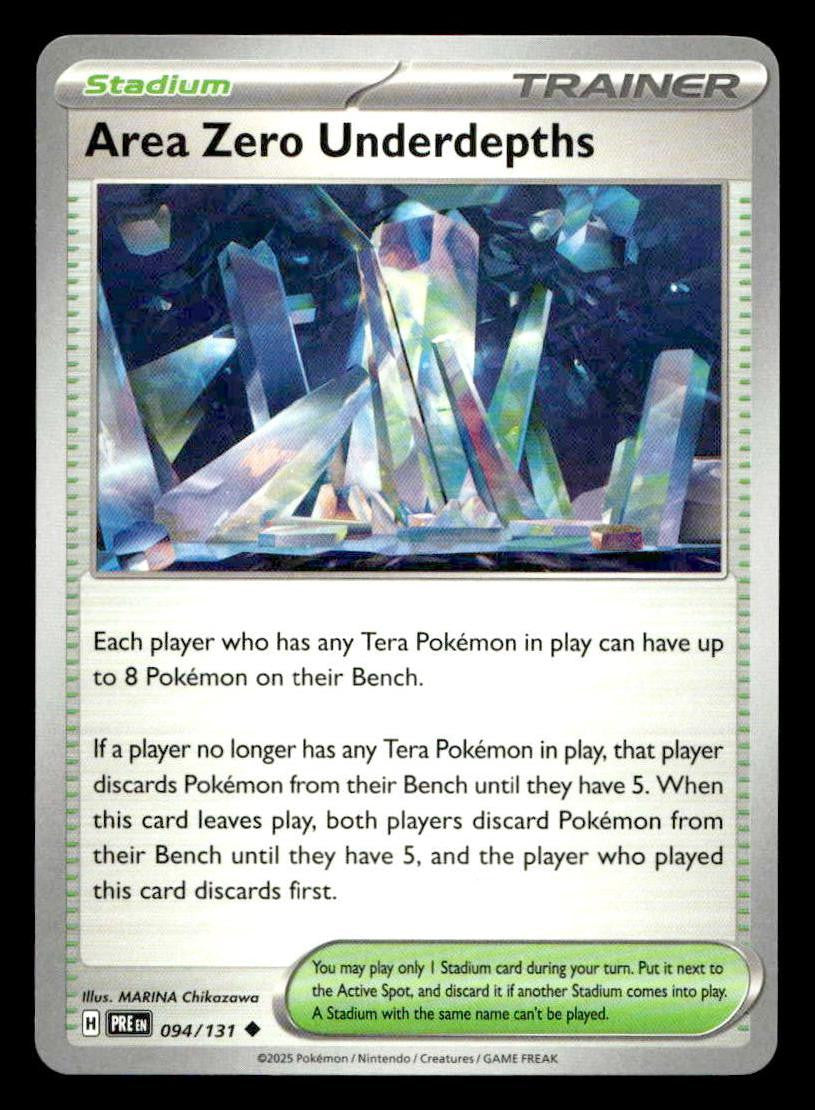 SV: Prismatic Evolutions #094/131 Area Zero Underdepths Uncommon