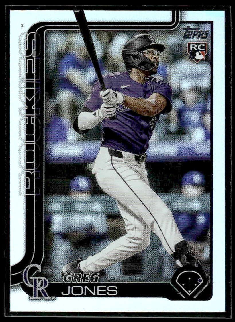 2025 Topps #36 Greg Jones Rainbow Foil