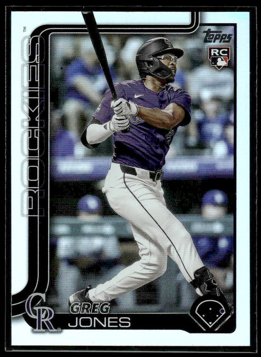 2025 Topps #36 Greg Jones Rainbow Foil
