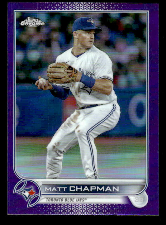 2022 Topps Chrome Update #USC15 Matt Chapman Purple Refractor