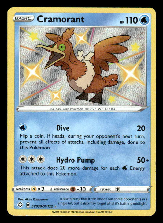 Shining Fates: Shiny Vault #SV030/SV122 Cramorant Shiny Holo Rare