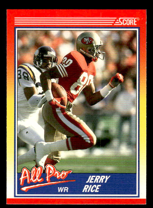 1990 Score #590 Jerry Rice