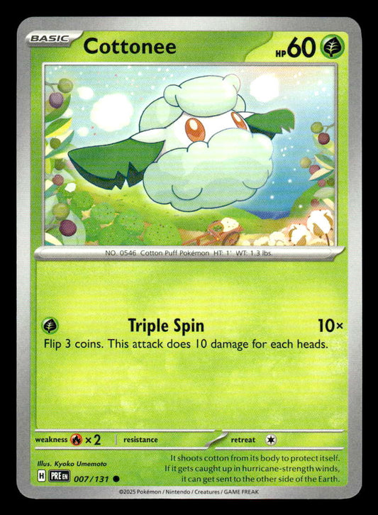 SV: Prismatic Evolutions #007/131 Cottonee Common