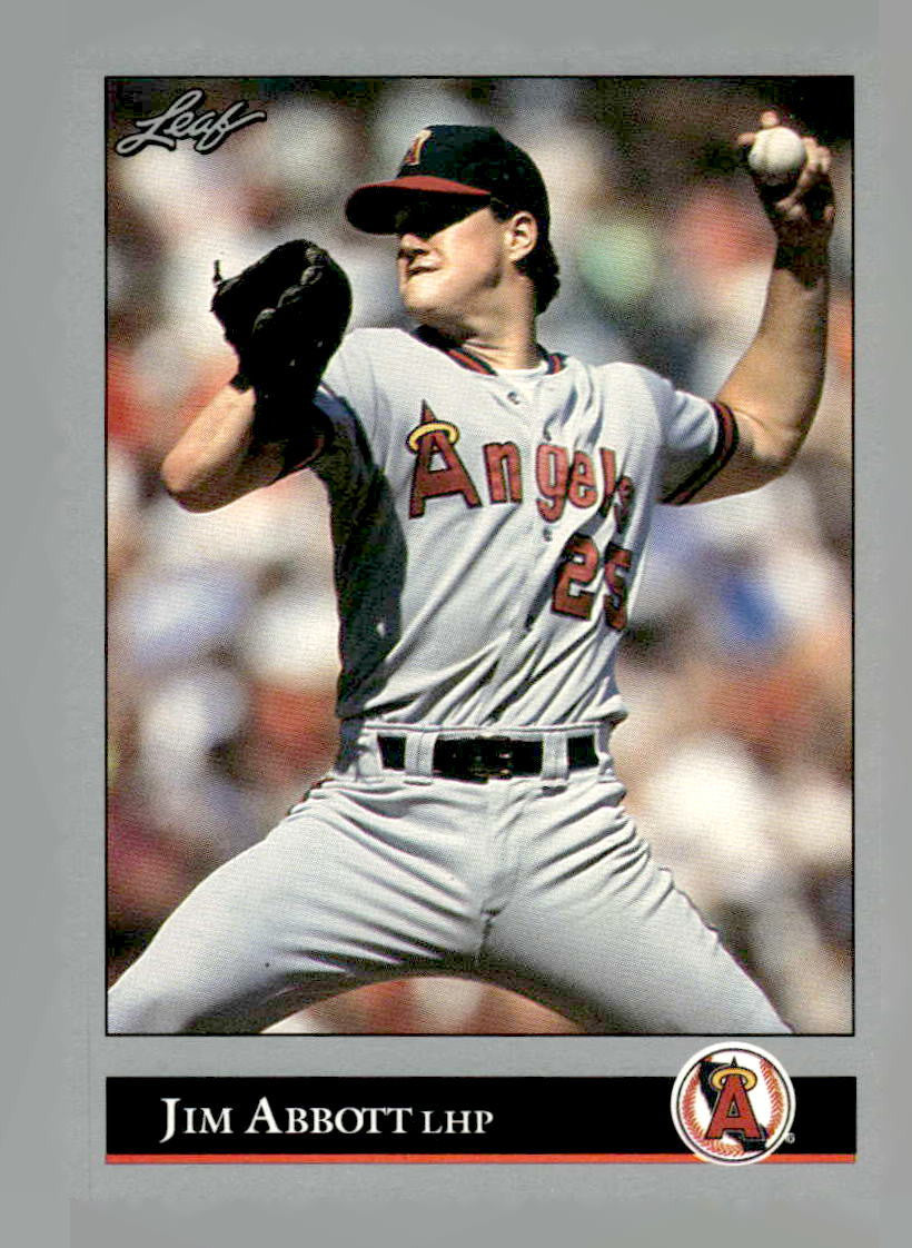 1992 Leaf #1 Jim Abbott