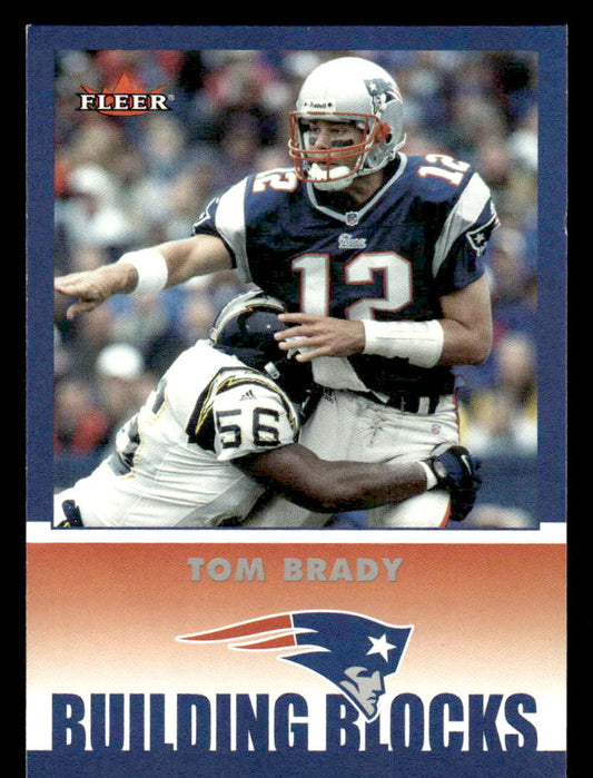 2002 Fleer #256 Tom Brady Building Blocks
