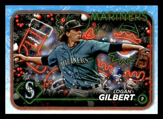 2024 Topps Holiday #H156 Logan Gilbert