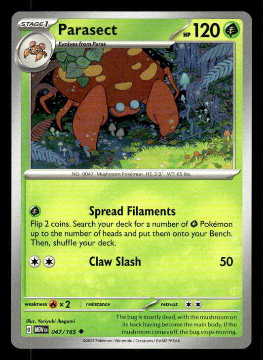 SV: Scarlet & Violet 151 #047/165 Parasect