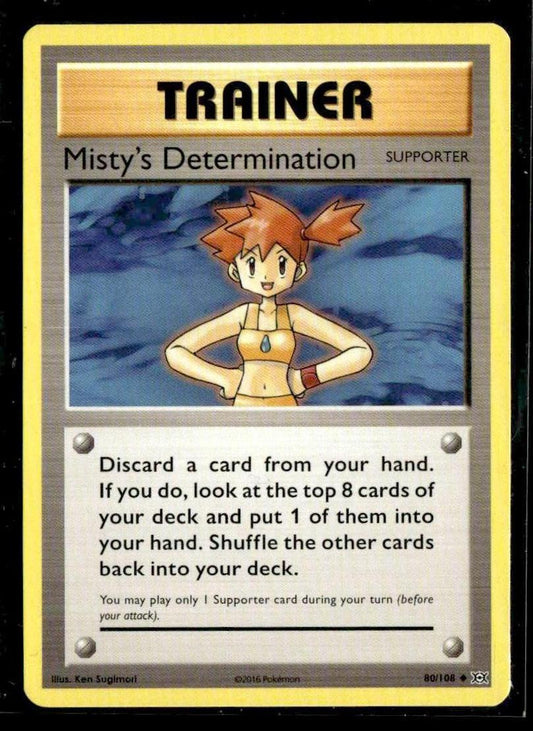 XY - Evolutions #80/108 Misty's Determination Uncommon
