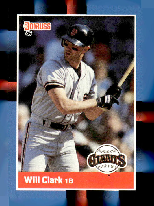 1988 Donruss #204b Will Clark