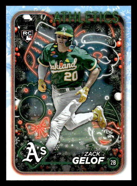 2024 Topps Holiday #H72 Zack Gelof