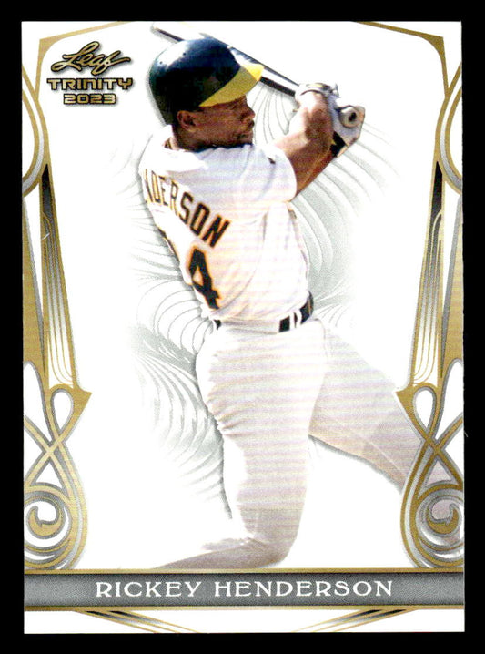 2023 Leaf Trinity #46 Rickey Henderson