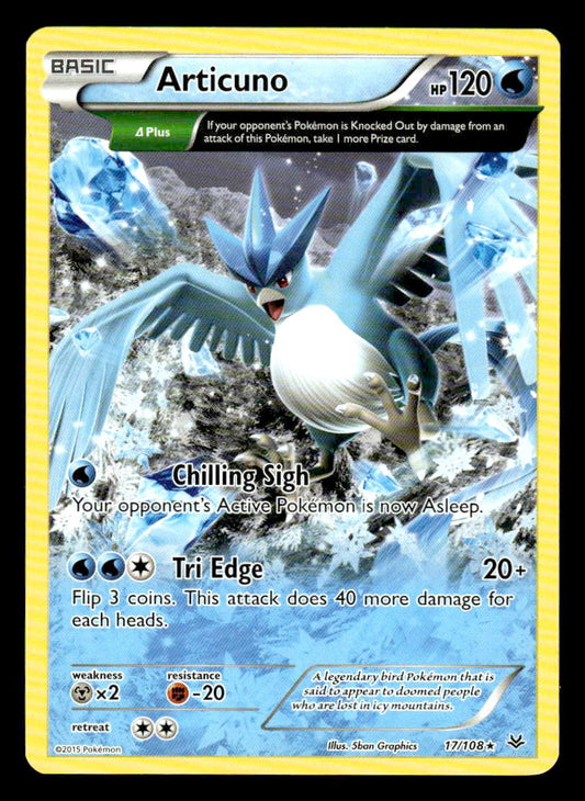 XY - Roaring Skies #17/108 Articuno (17 Delta) Rare