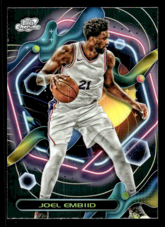 2023-24 Topps Chrome Cosmic #95 Joel Embiid