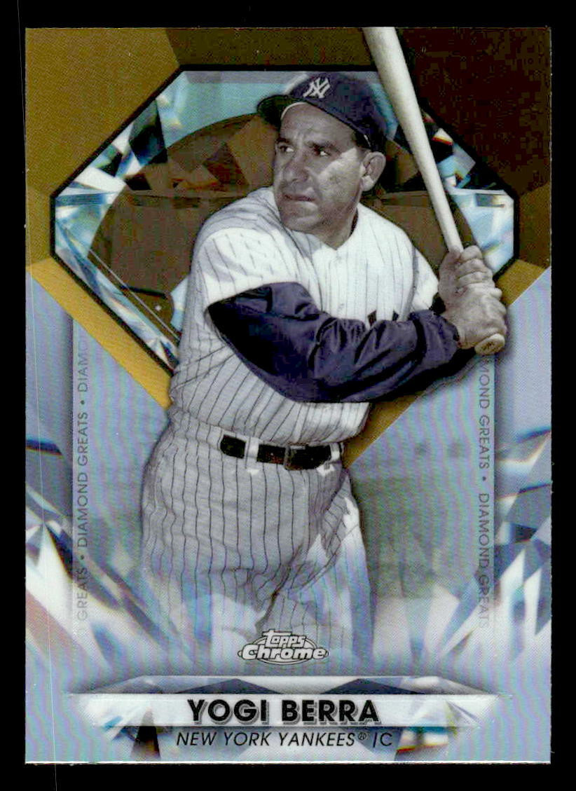 2022 Topps Chrome Update #DGC-40 Yogi Berra Diamond Greats Die Cuts