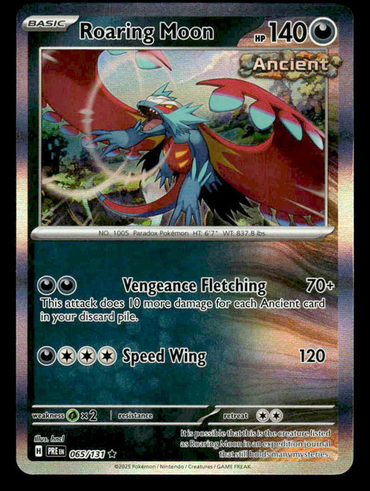 SV: Prismatic Evolutions #065/131 Roaring Moon Holo Rare