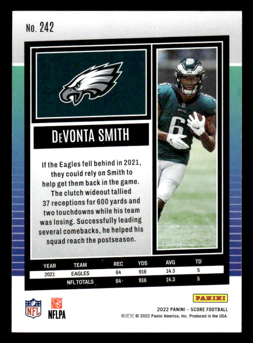 2022 Score #242 DeVonta Smith