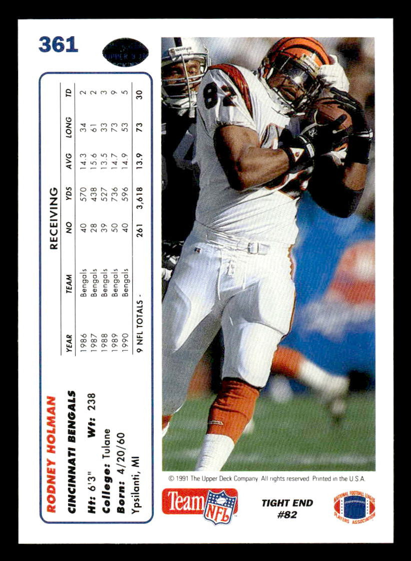 1991 Upper Deck #361 Rodney Holman