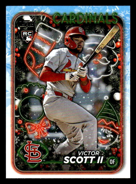 2024 Topps Holiday #H105 Victor Scott II