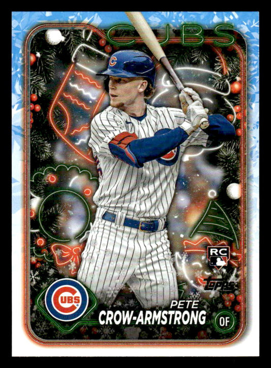 2024 Topps Holiday #H136 Pete Crow-Armstrong