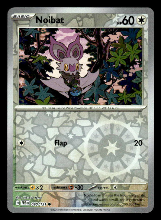 SV: Prismatic Evolutions #090/131 Noibat Reverse Holo Common