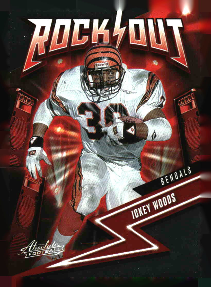 2023 Panini Absolute #14 Ickey Woods Rock Out