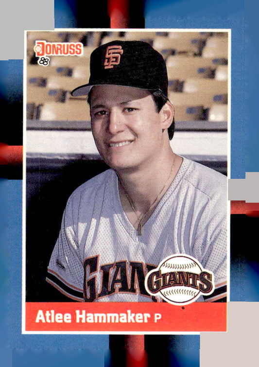 1988 Donruss #450b Atlee Hammaker