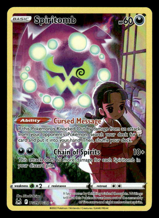 SWSH11: Lost Origin Trainer Gallery #TG09/TG30 Spiritomb Ultra Rare