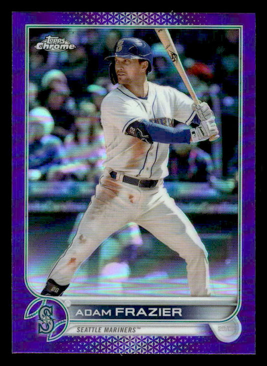 2022 Topps Chrome Update #USC116 Adam Frazier Purple Refractor