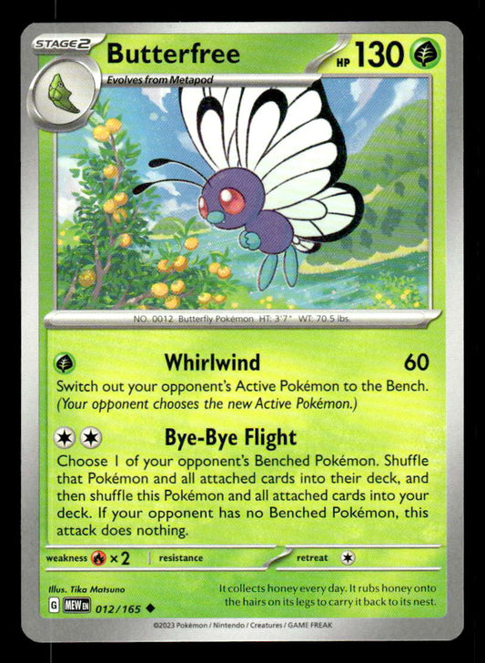 SV: Scarlet & Violet 151 #012/165 Butterfree