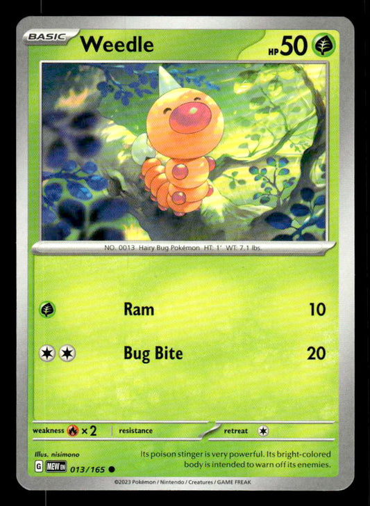 SV: Scarlet & Violet 151 #013/165 Weedle