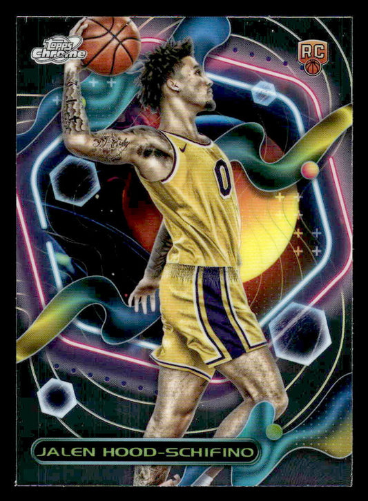 2023-24 Topps Chrome Cosmic #165 Jalen Hood-Schifino