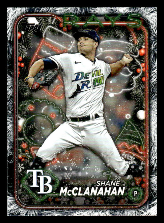 2024 Topps Holiday #H158 Shane McClanahan Holiday Tree