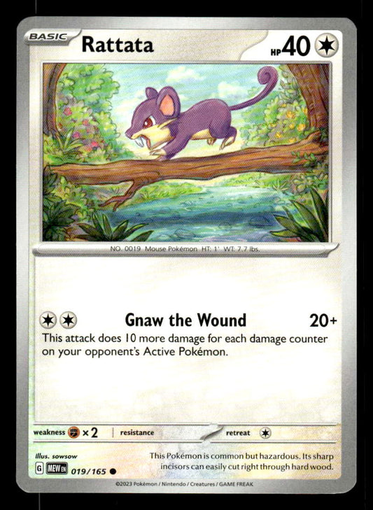 SV: Scarlet & Violet 151 #019/165 Rattata