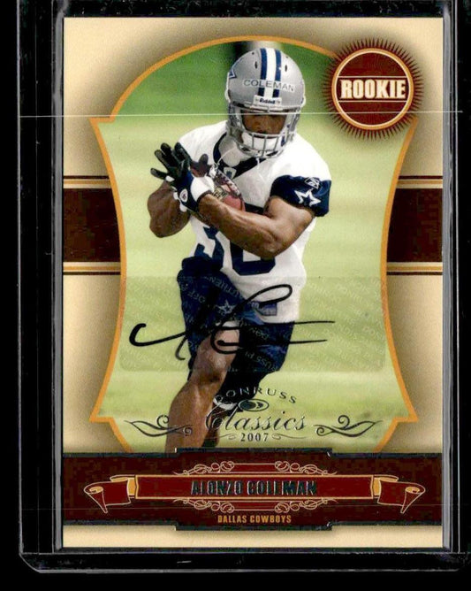 2007 Donruss Classics #250 Alonzo Coleman #/999
