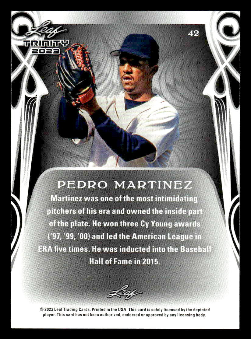 2023 Leaf Trinity #42 Pedro Martinez
