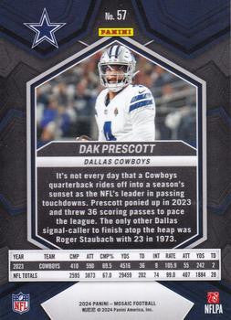 2024 Panini Mosaic #57 Dak Prescott
