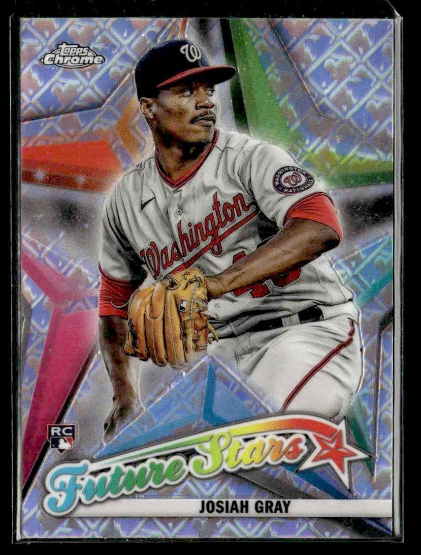 2022 Topps Chrome Logofractor Edition #FS-15 Josiah Gray Future Stars