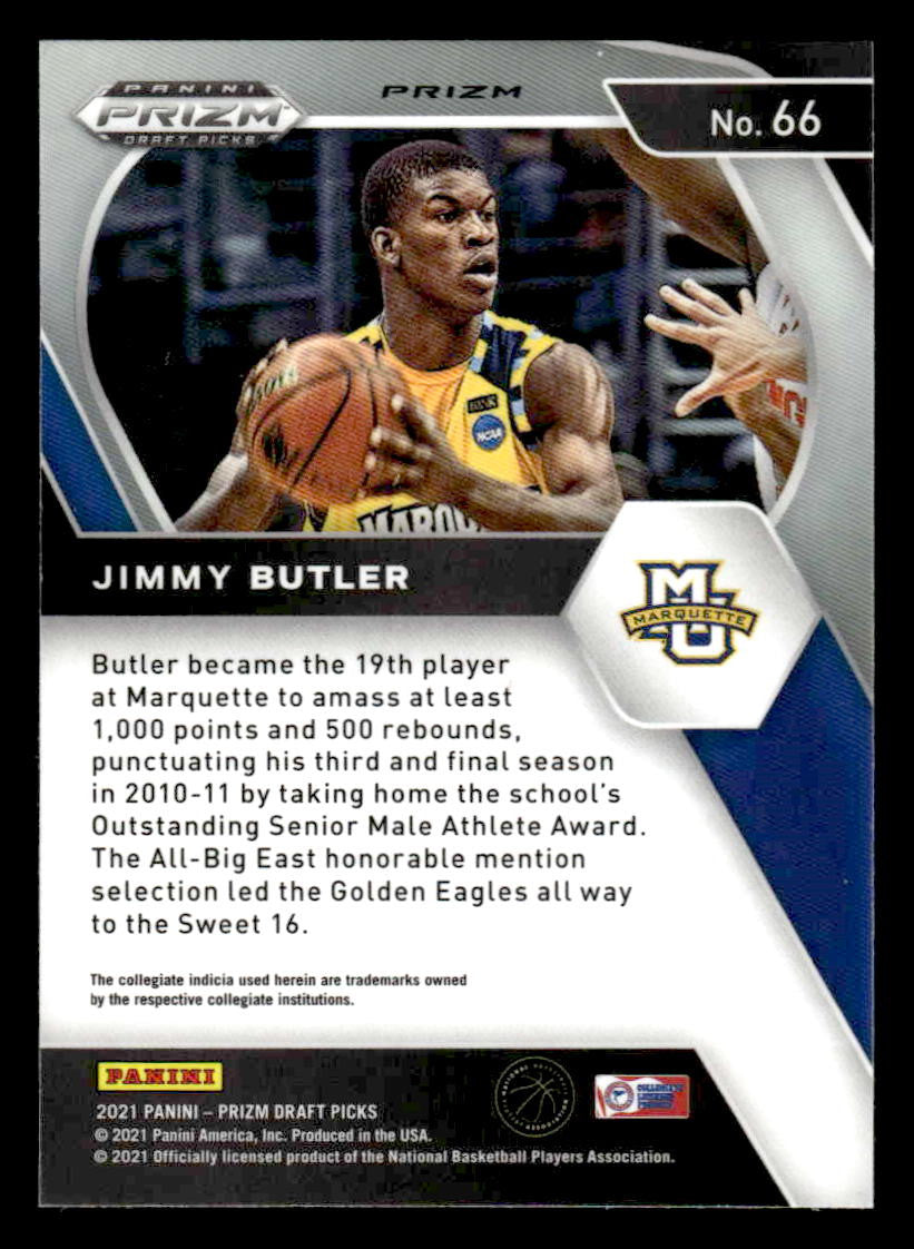 2021 Panini Prizm Draft Picks #66 Jimmy Butler Red Ice