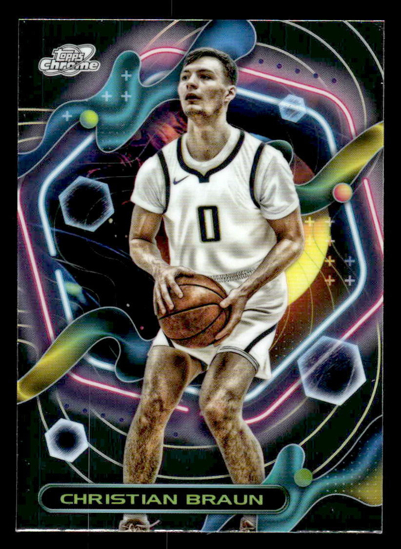 2023-24 Topps Chrome Cosmic #35 Christian Braun